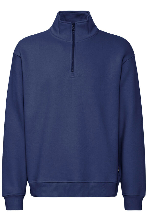Blend Sudadera cuello alto azul