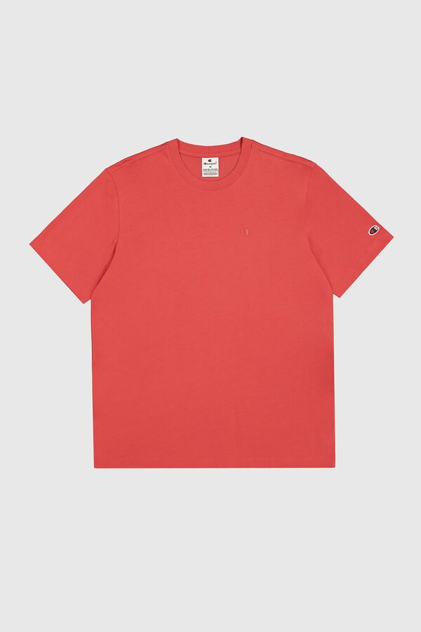 Champion Camiseta masculina de algod&atilde;o vermelho