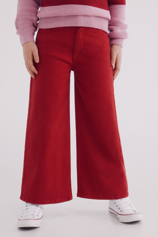 Springfield Kids Pantalon Culotte ni&ntilde;a rojo