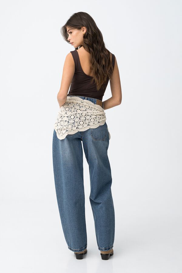 Tiffosi Young Pantal&oacute;n vaquero barrel azul