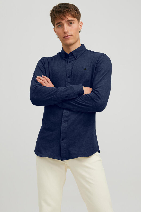 Springfield Camisa slim navy