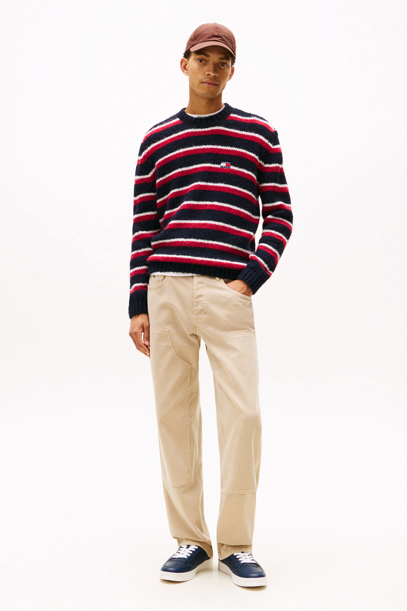 Tommy Jeans T&ecirc;nis Tommy Jeans azul marinho com bandeira