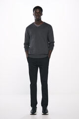 Springfield Cal&ccedil;as cal&ccedil;as chino justas preto