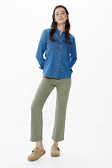 Springfield Jeans Color Kick Flare verde