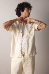 Springfield Bermuda rayas relax fit blanco