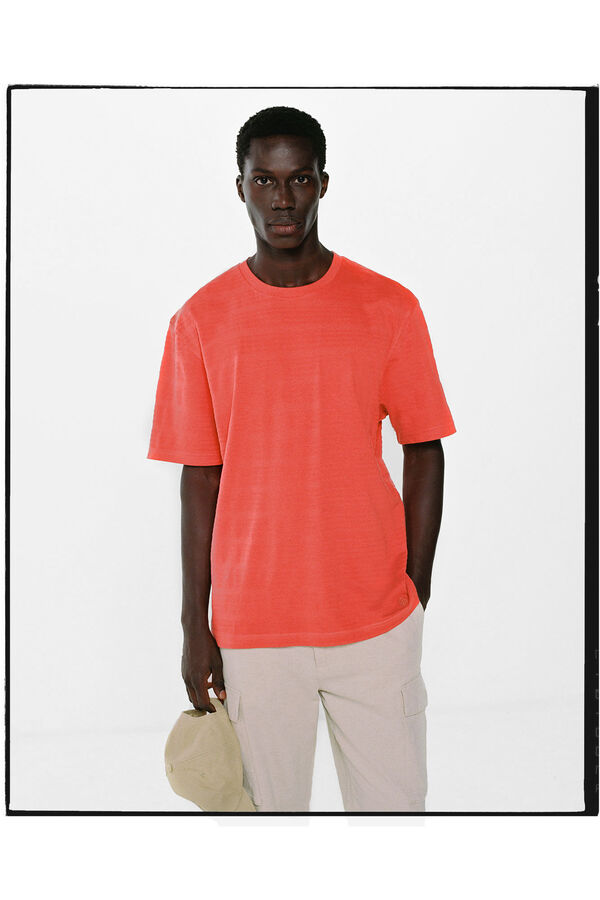 Springfield Camiseta raya piqu&eacute; estampado