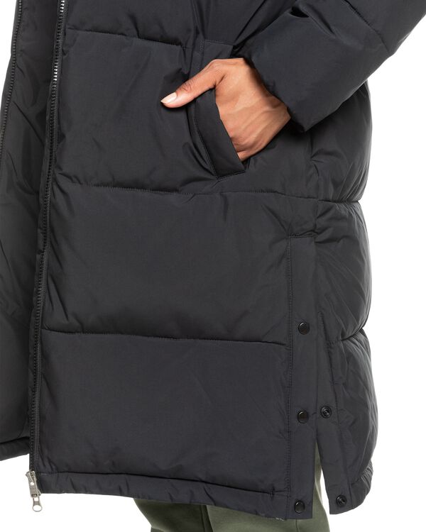 Roxy Chaqueta Acolchada con Capucha para Mujer negro