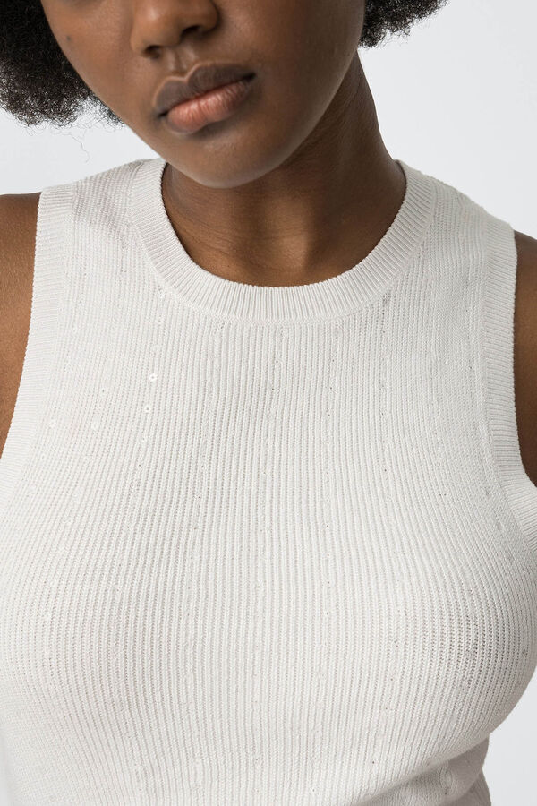 Tiffosi Suéter de malha branco
