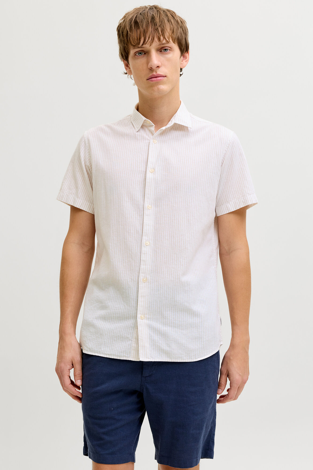 JJ REBEL Camisa comfort fit lino