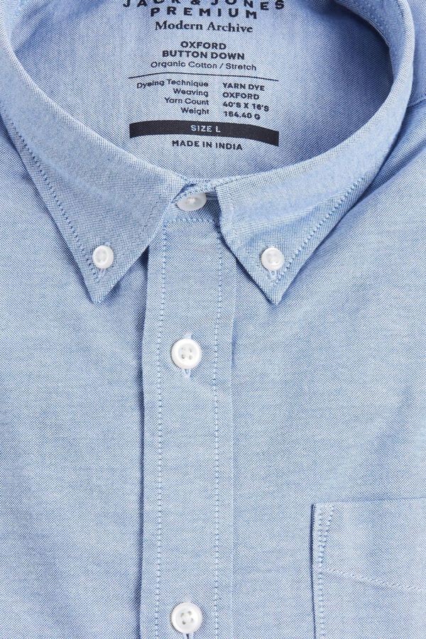 Jack & Jones Camisa oxford slim fit azul