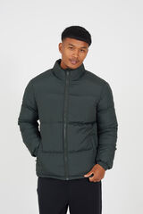 Brave Soul Casaco de penas acolchoado verde