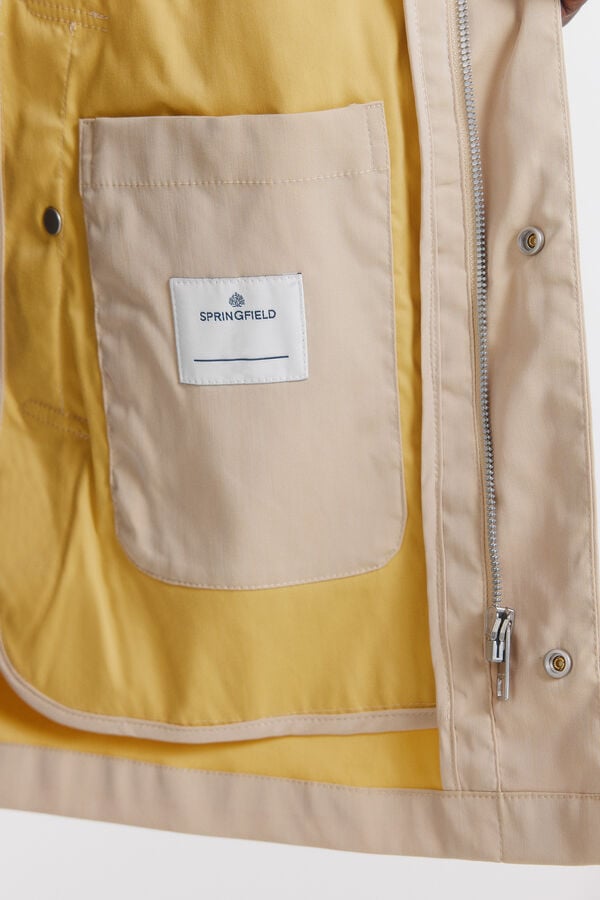 Springfield Parka ligera beige