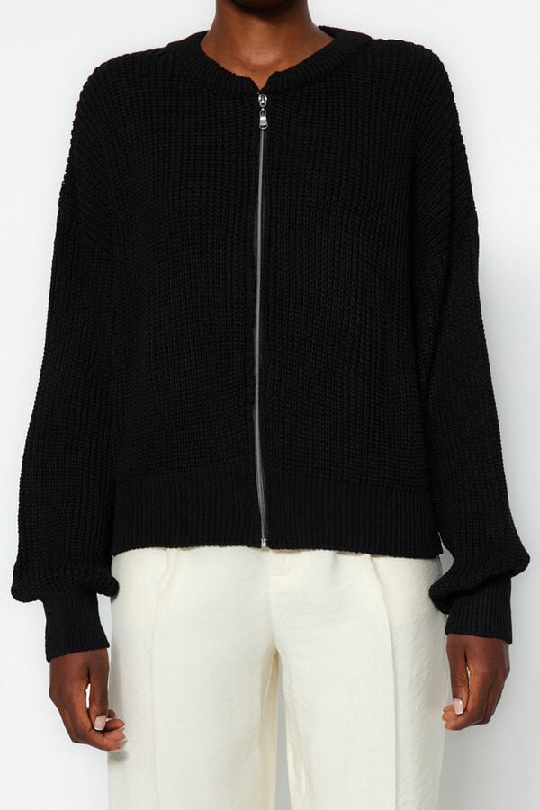 Trendyol C&aacute;rdigan de punto negro