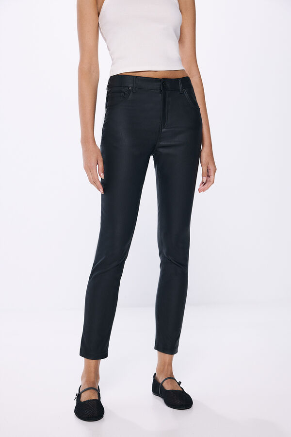 Springfield Cal&ccedil;a push-up encerada preto