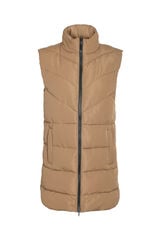 Noisy May Chaleco largo acolchado tostado