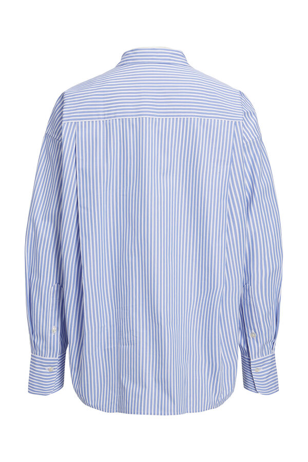 Jack & Jones Camisa Oxford de algod&oacute;n azul