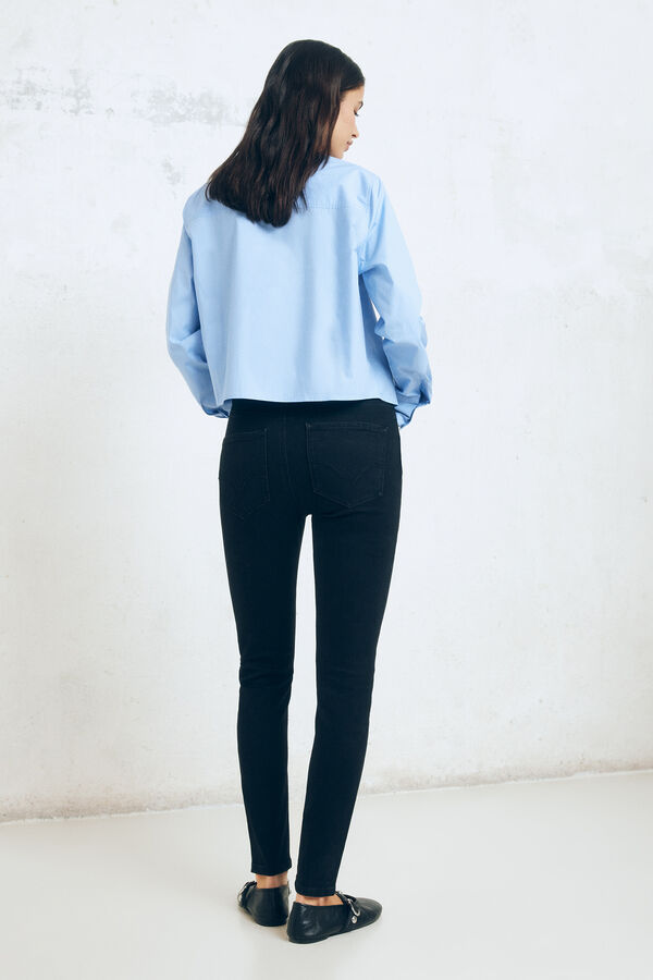 Springfield Jeans skinny preto