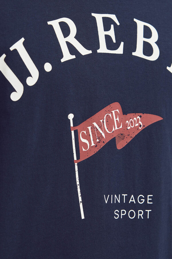 JJ REBEL Camiseta regular fit azul