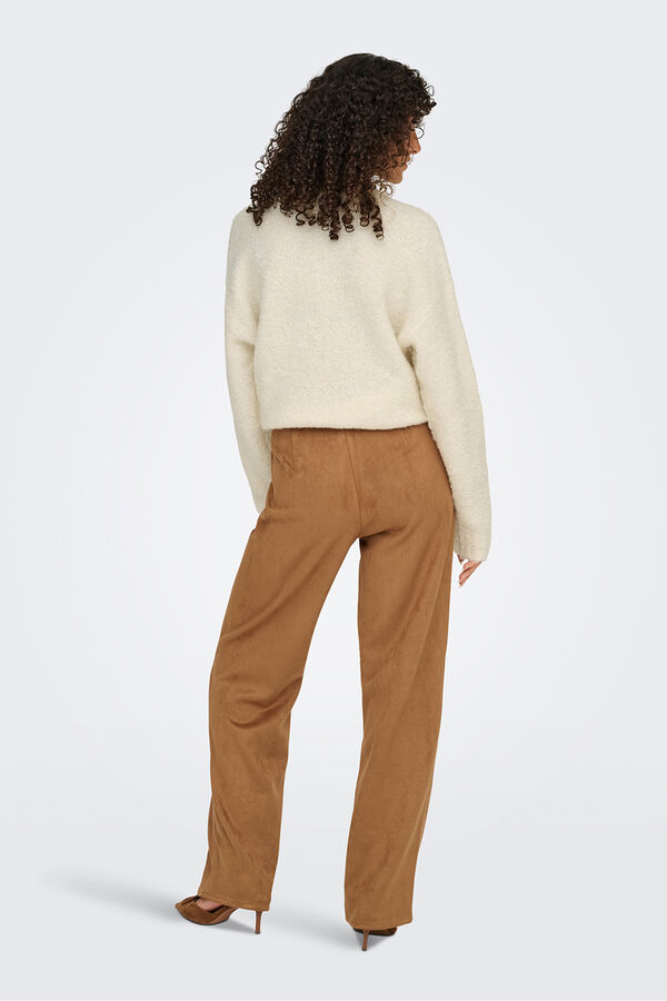 Only Cal&ccedil;a de terno de camur&ccedil;a vison