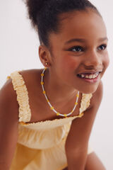 Springfield Kids Vestido textura ni&ntilde;a amarillo