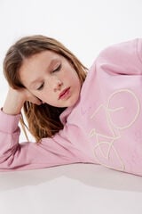 Springfield Kids Sweatshirt capuz bicicleta menina rosa