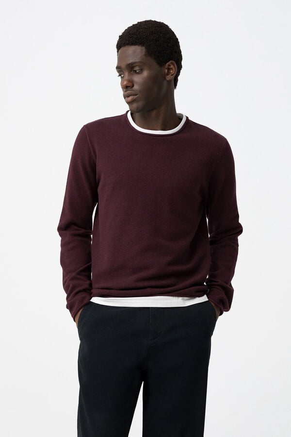 Tiffosi Camisola de mistura de algod&atilde;o estampado