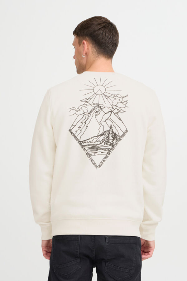 Blend Sudadera Cuello Redondo beige