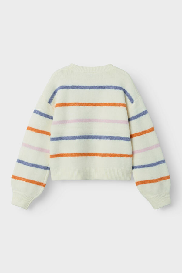 Name It Jersey de rayas de ni&ntilde;a blanco