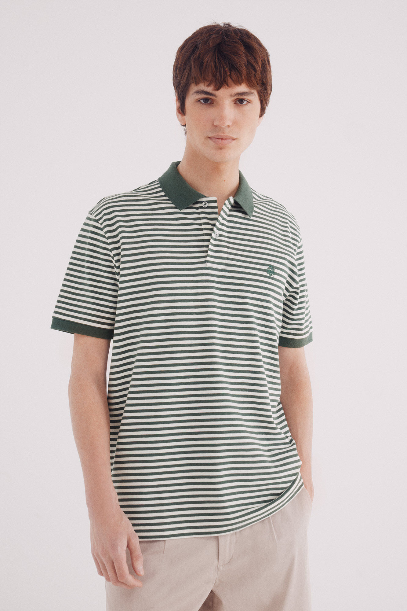 Springfield Polo piqu&eacute; b&aacute;sico rayas regular fit