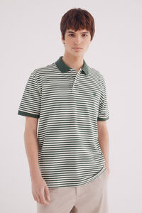 Springfield Polo piqué básico rayas regular fit