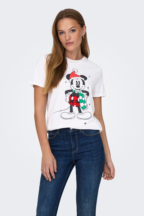 Only T-shirt Mickey Mouse Disney  branco