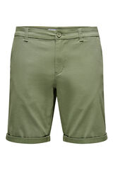 Only & Sons Bermuda chino verde