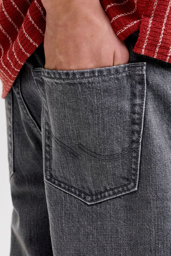 Jack & Jones Junior Bermuda denim relaxed gris