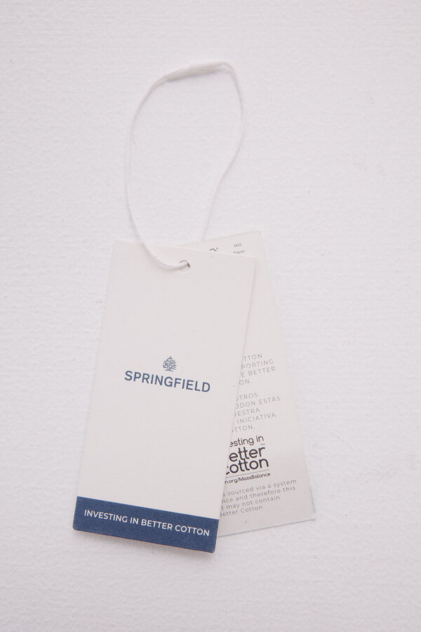 Springfield Camiseta com tacadas de truque bege