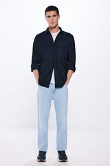 Springfield Jeans straight fit azul