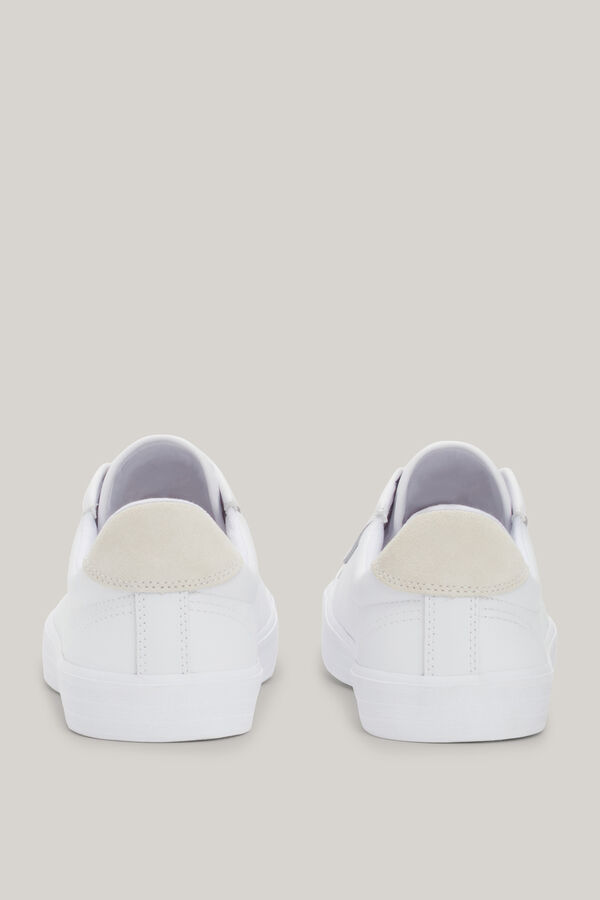 Tommy Jeans Zaparillas Tommy Jeans de hombre con bandera en la leng&uuml;eta blanco