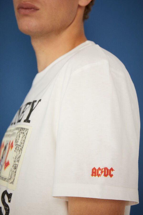 Springfield Camiseta ACDC marfil