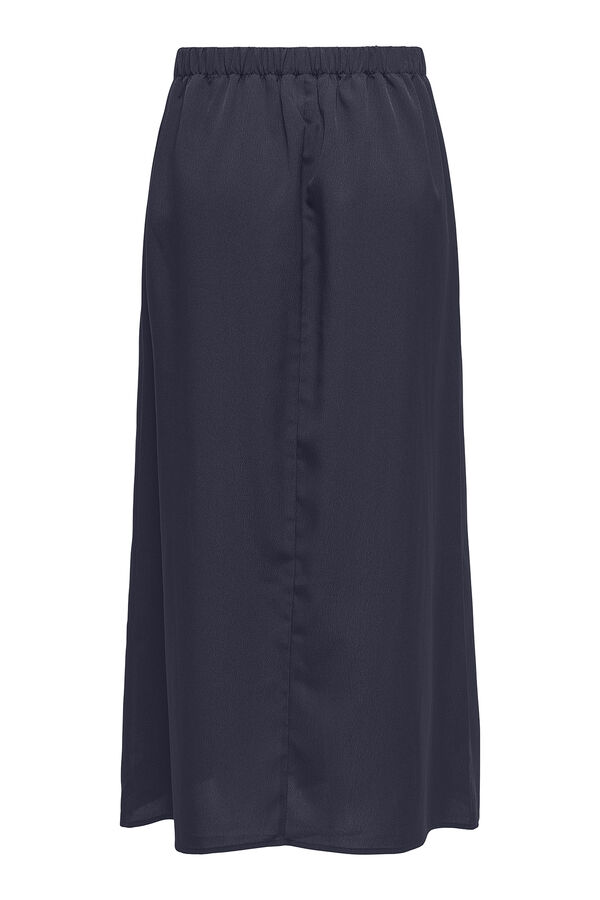 Only Falda midi azul