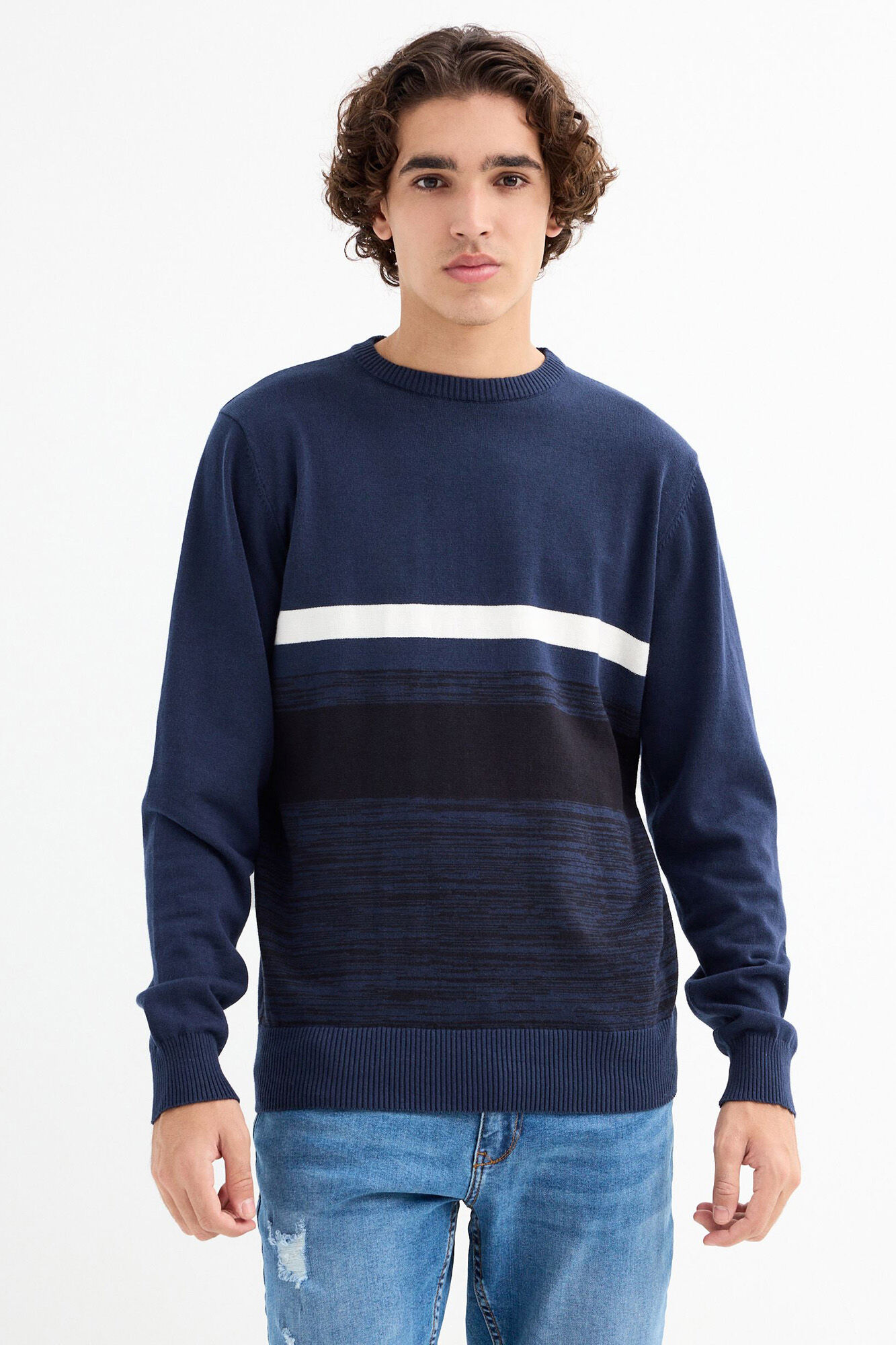 Inside Camisola &agrave;s riscas