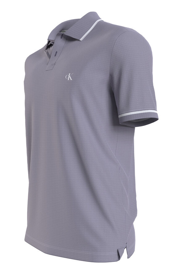 Calvin Klein Polo manga corta hombre morado/lila