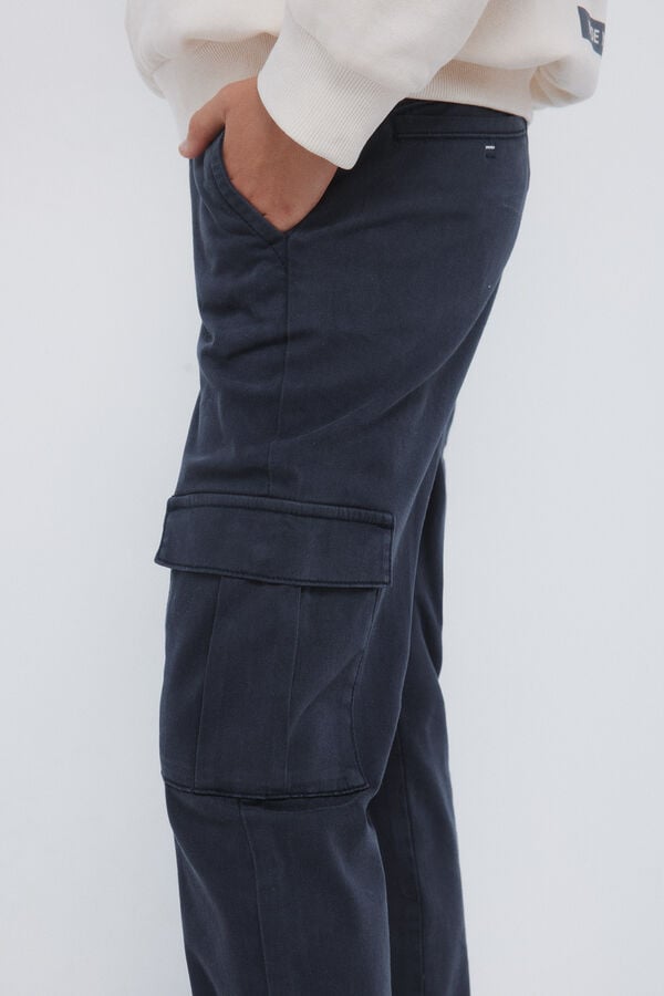 Springfield Kids Chino cargo ni&ntilde;o ni&ntilde;o azul