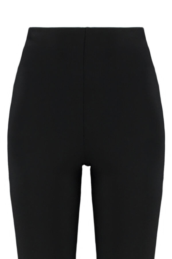 Trendyol Pantal&oacute;n flare negro