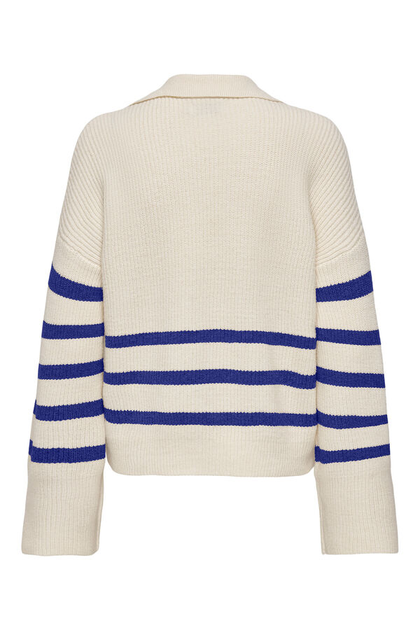 Only Camisola de camisa estampado