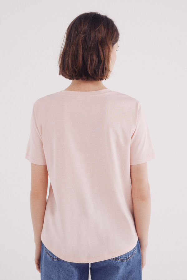 Springfield Camiseta "Cherry club" rosa