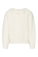 Vero Moda Girl Camisa com detalhe de flor cinzento