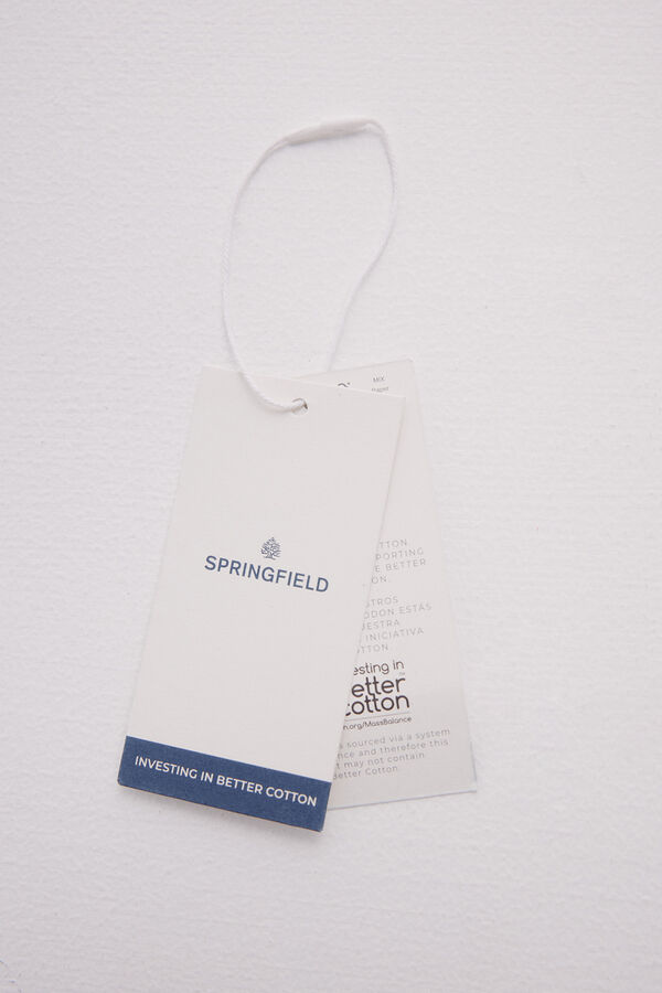 Springfield Camiseta raya roja ancha rojo