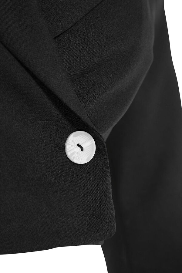 Trendyol Blazer corta negro