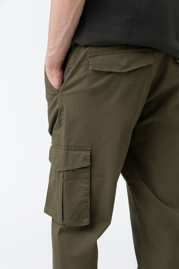 Tiffosi Pantalones cargo Comfort Fit verde