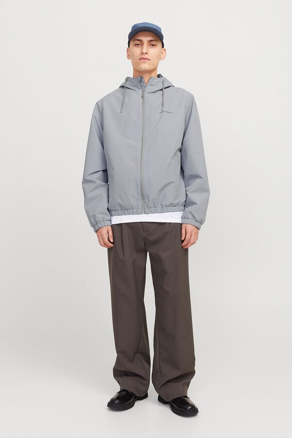 Jack & Jones Casaco de meia esta&ccedil;&atilde;o cinzento