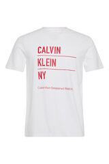CK Jeans Camiseta con gr&aacute;fico blanco